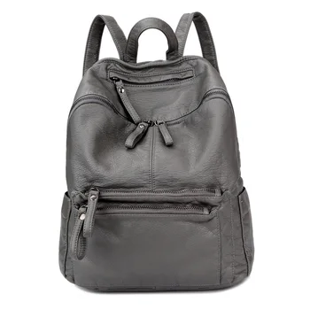 

2018 New Pu Leather Shoulder Bag Korean Vogue Travel Backpack