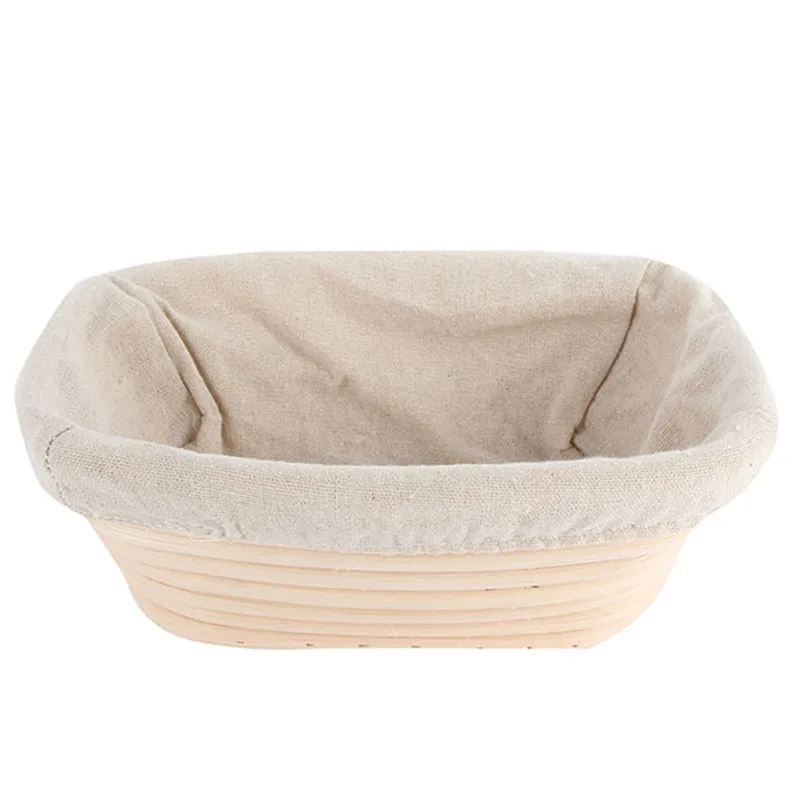 

7 Sizes Rising Long Oval Bread Banneton Brotform Dough Proving Proofing Rattan Basket Tools 1PC Fruit Tray Home Rattan Organizer