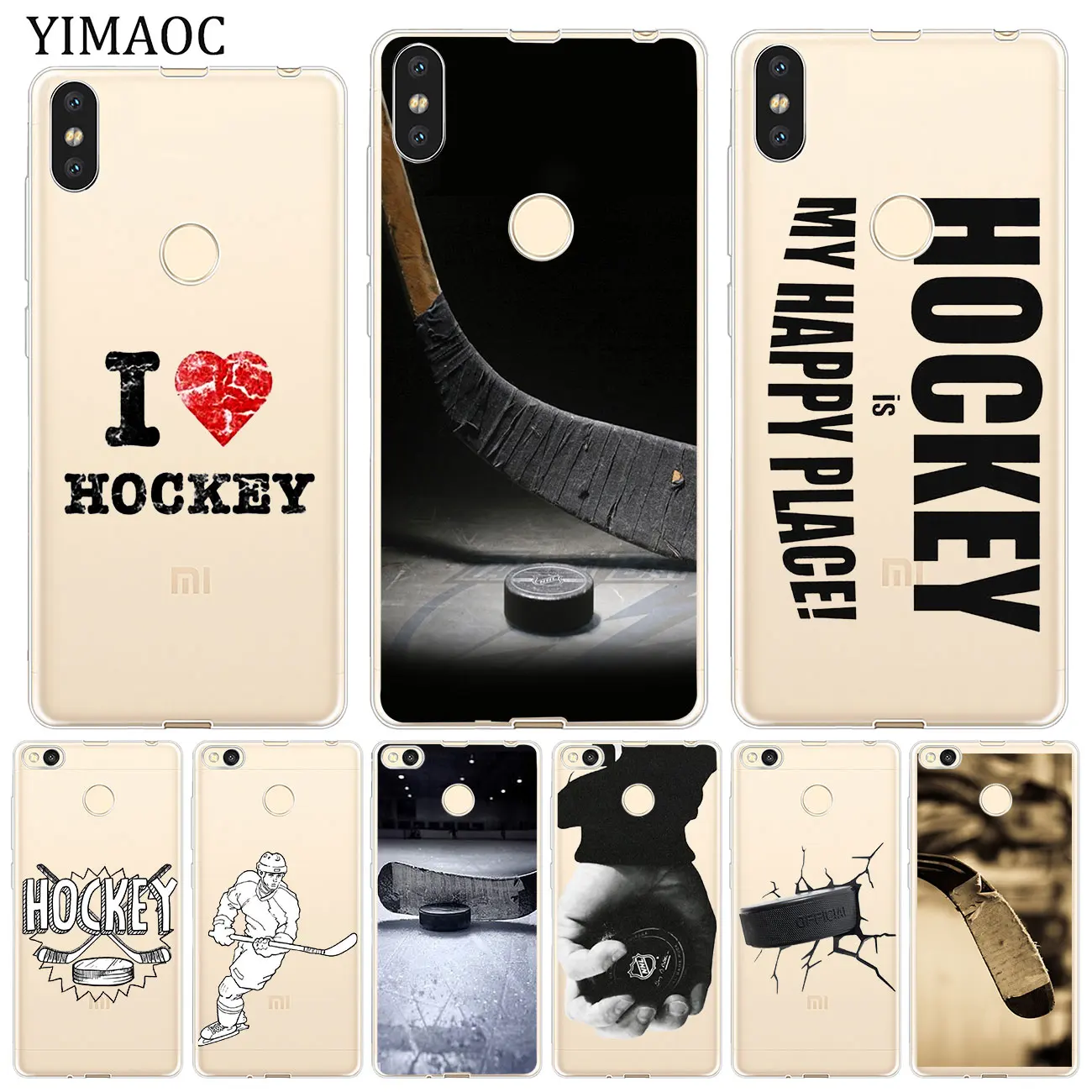 Мягкий силиконовый чехол для телефона YIMAOC Hockey Xiaomi Redmi K20 8A 7A 6A 5A 4A 4X S2 GO Note 8 7 6 5 Pro Plus 4