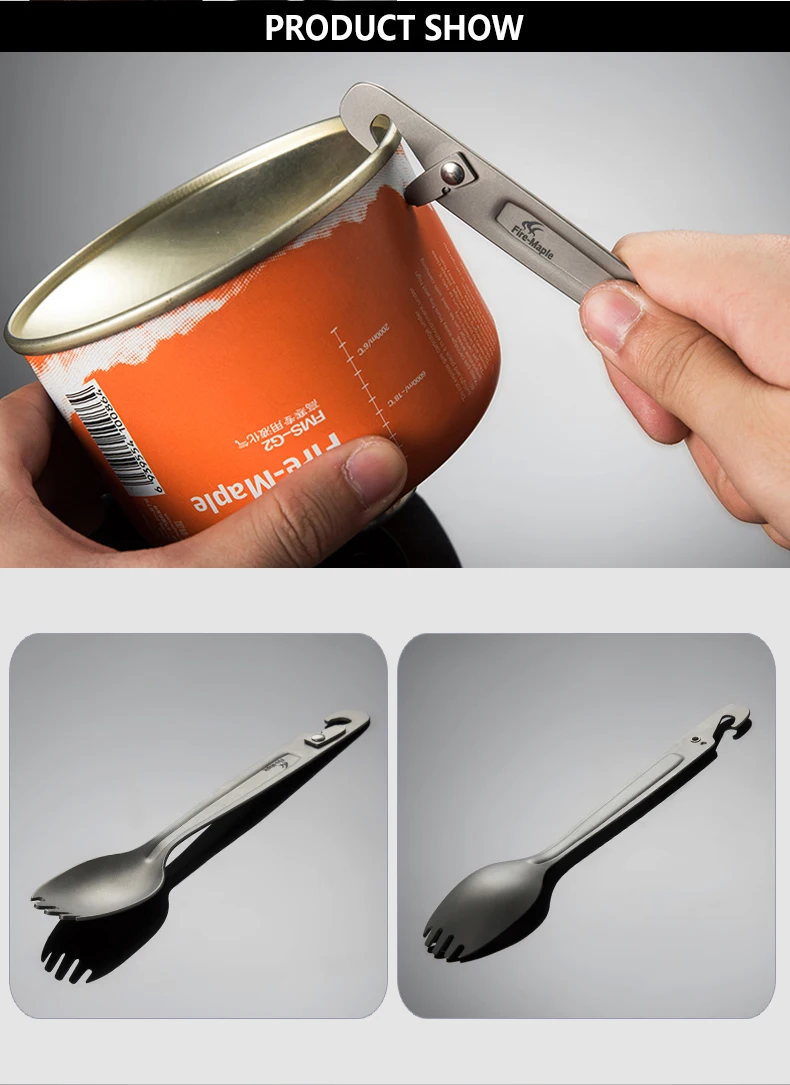 Fire Maple titanium Spork с многофункциональным ударом сверхлегкие походные столовые приборы походная посуда награждена ISPO Gold Winner