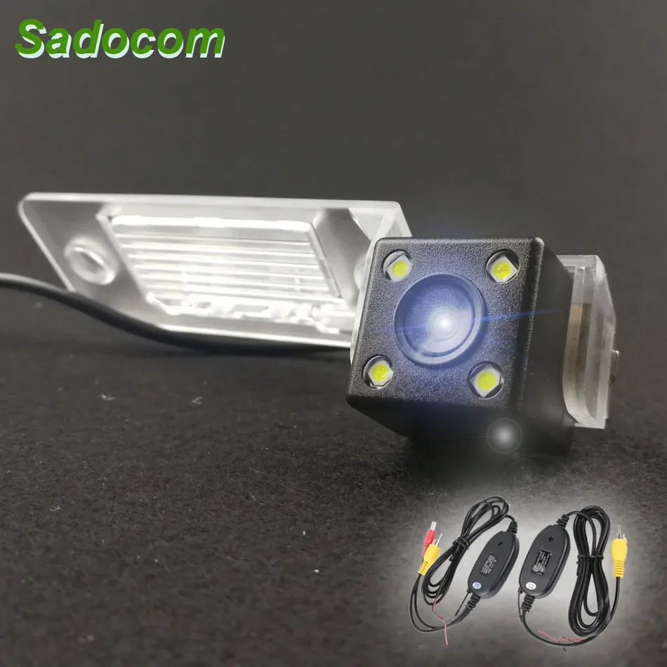 

HD Car CCD 4 LED Night Vision Backup Rear View Camera Parking Reverse Waterproof For VW Tiguan Touareg POLO Sedan Santana Passat