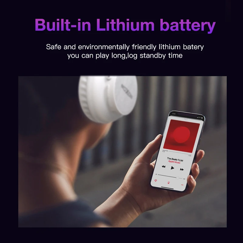 MOXOM Bluetooth наушники беспроводные активные шумоподавления для iPhone samsung Xiaomi