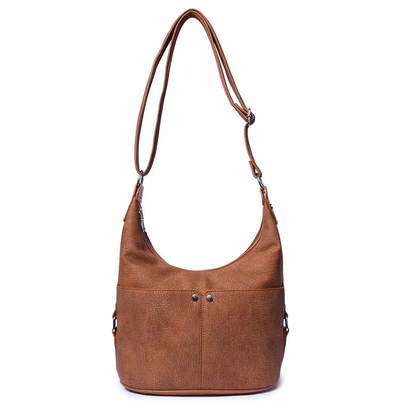 

Saddle Bag Women Casual Shoulder Bag Multi-pocket Female Crossbody Bags Large Capacity Portable Leather Handbag Drop Shipping