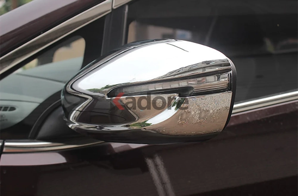 Для Kia Cerato Forte K3 2012 2013 ABS хромированное зеркало заднего вида, Накладка для наружного украшения автомобиля, внешние аксессуары