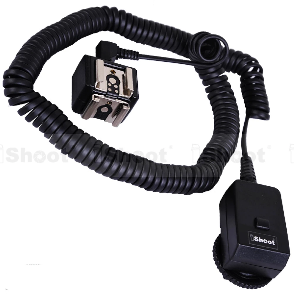 

Flash Trigger Dual Hot Shoe Mount 2.5m PC Sync Cable Cord w/ Transmitter 3.5mm Plug for Canon Pentax Olympus Camera Speedlite