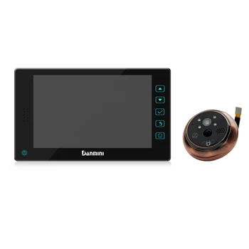 

5 Inch Intercom Touch Screen Video Door Phone 3MP HD Peephole Viewer