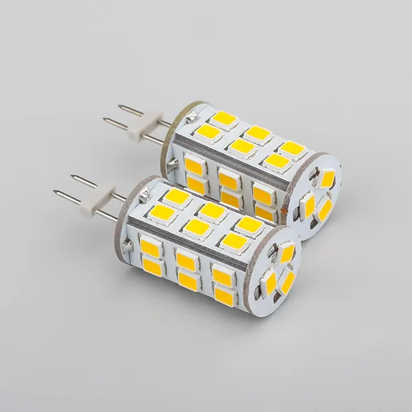 

Led G4 Bulb 2835SMD 27leds Up to 3500LM Wide Working Volt DC10-30V/AC8-20V Dimmable Bulb White Warm White 5pcs/lot