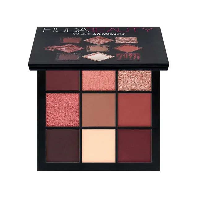 Huda Beauty Palette Eyeshadow 18 Colors Rose Palette Matte Eyeshadow