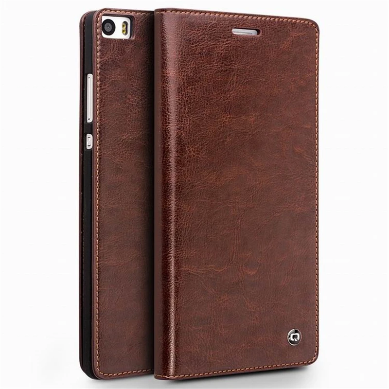 

QIALINO Real Genuine Leather Case for Huawei Ascend P8 Max Case for Huawei P8 Max Flip Cover with Wallet Card Slots Bag