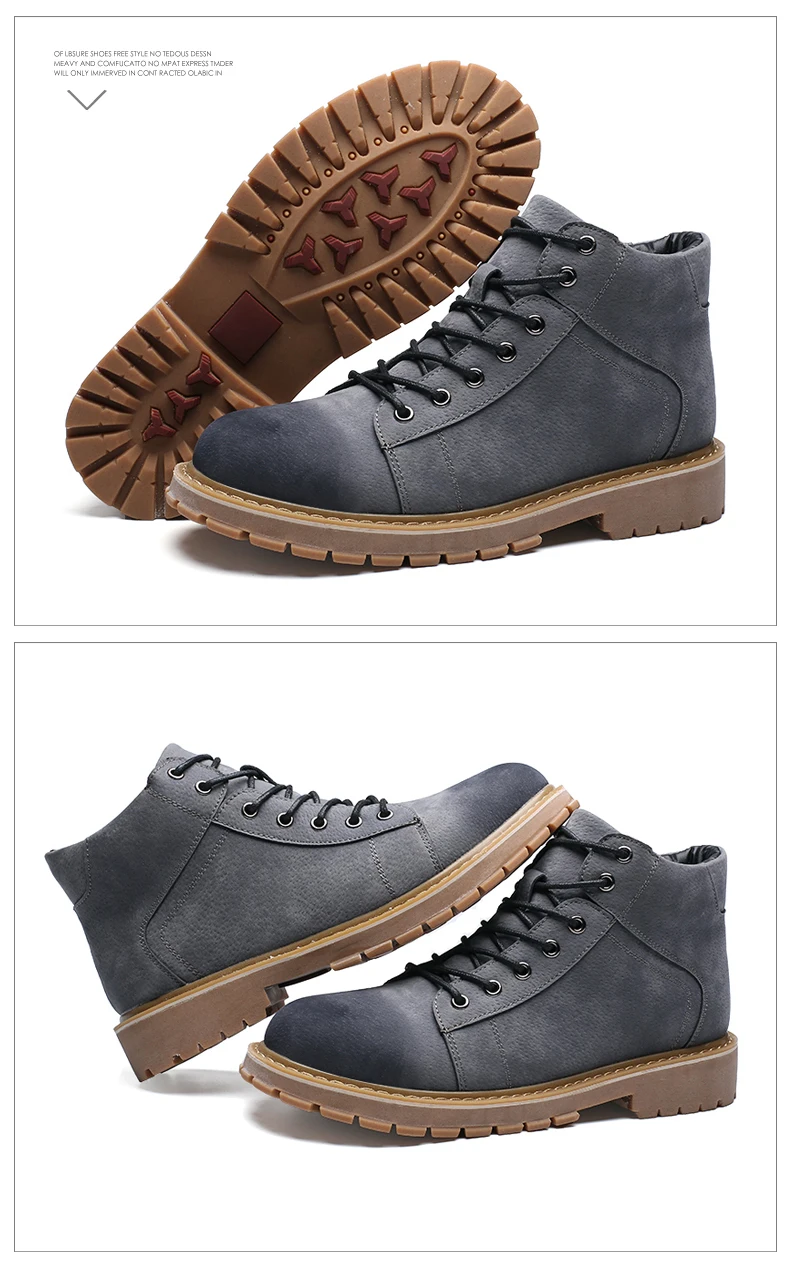 VESONAL/Коллекция года; сезон осень-зима; винтажные классические кожаные ботильоны; Мужская обувь; мужские повседневные ботинки; обувь в байкерском стиле