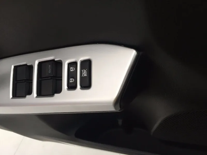 Для Toyota RAV4 стекло переключатель крышка двери окна поднимается протектор отделка Escutcheon хромированная наклейка автомобиля-Стайлинг Аксессуары