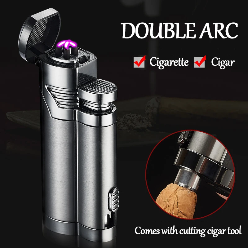 Buy Electric Lighters Rechargeable Double Arc Plasma