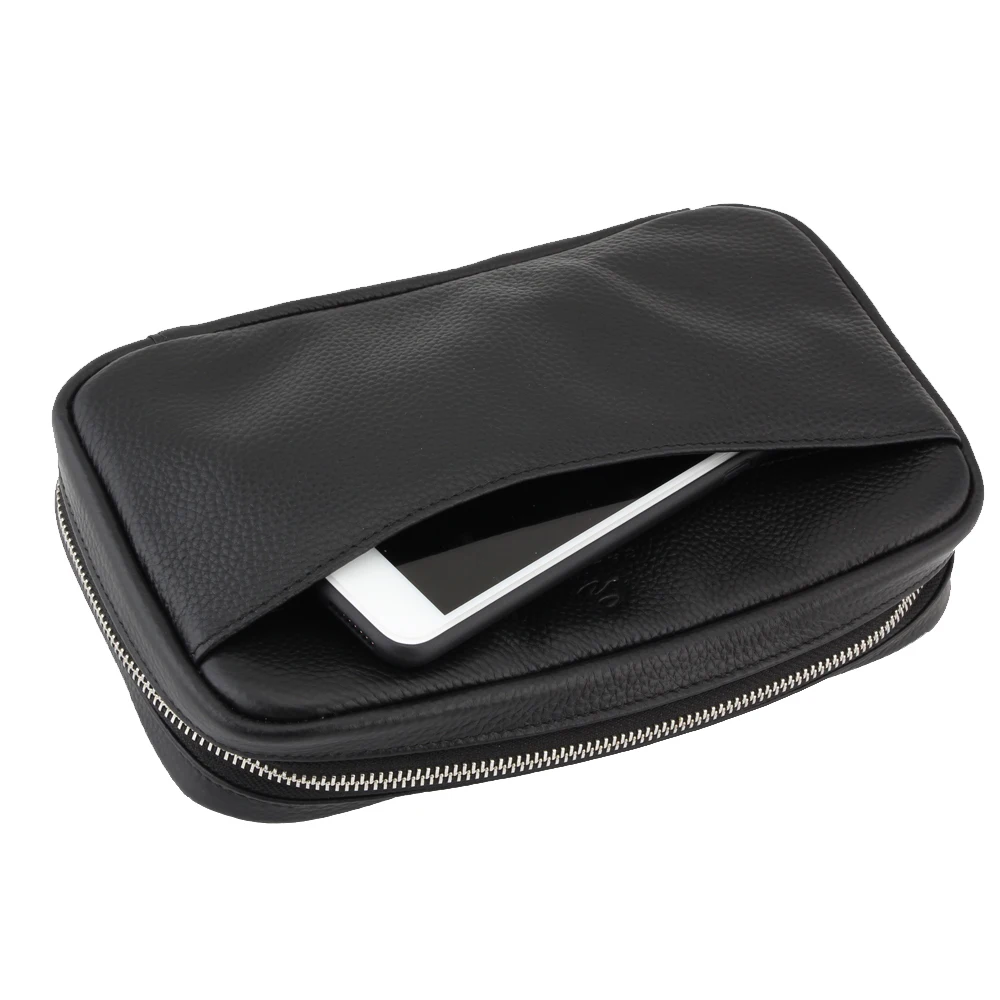  GALINER Gadgets Genuine Leather Cigar Case Travel Cigar Humidor Box Portable Humidor Bag Cigar Box 