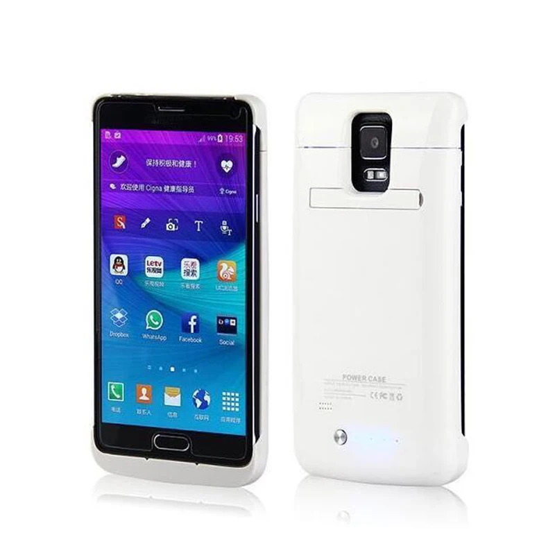 imágenes para Para samsung galaxy note 4 n9100 batería caso 4800 mah batería externa del caso del cargador con soporte para samsung galaxy note 4 imágenes para Para samsung galaxy note 4 n9100 batería caso 4800 mah batería externa del caso del cargador con soporte para samsung galaxy note 4