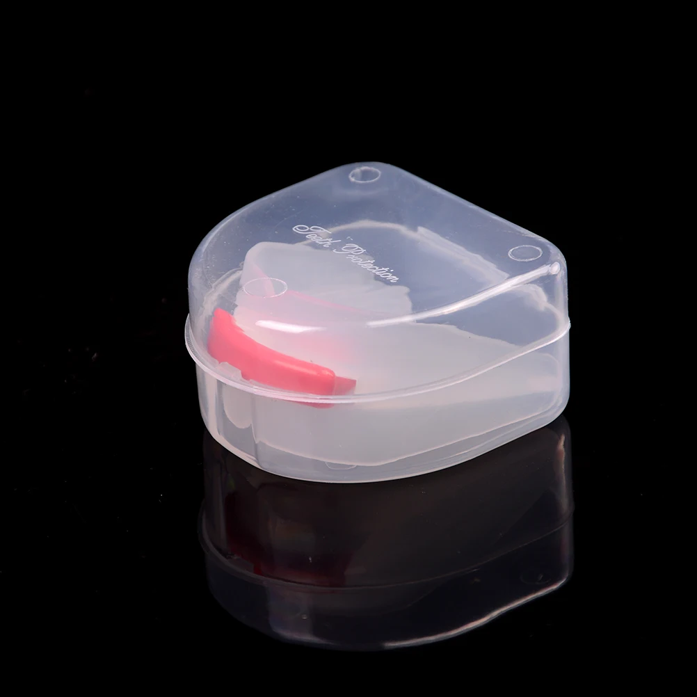

1 Pc Transparent Night Guard Gum Shield Mouth Teeth Whitening Trays For Bruxism Grinding Dental for Boxing Basketball Top Grade