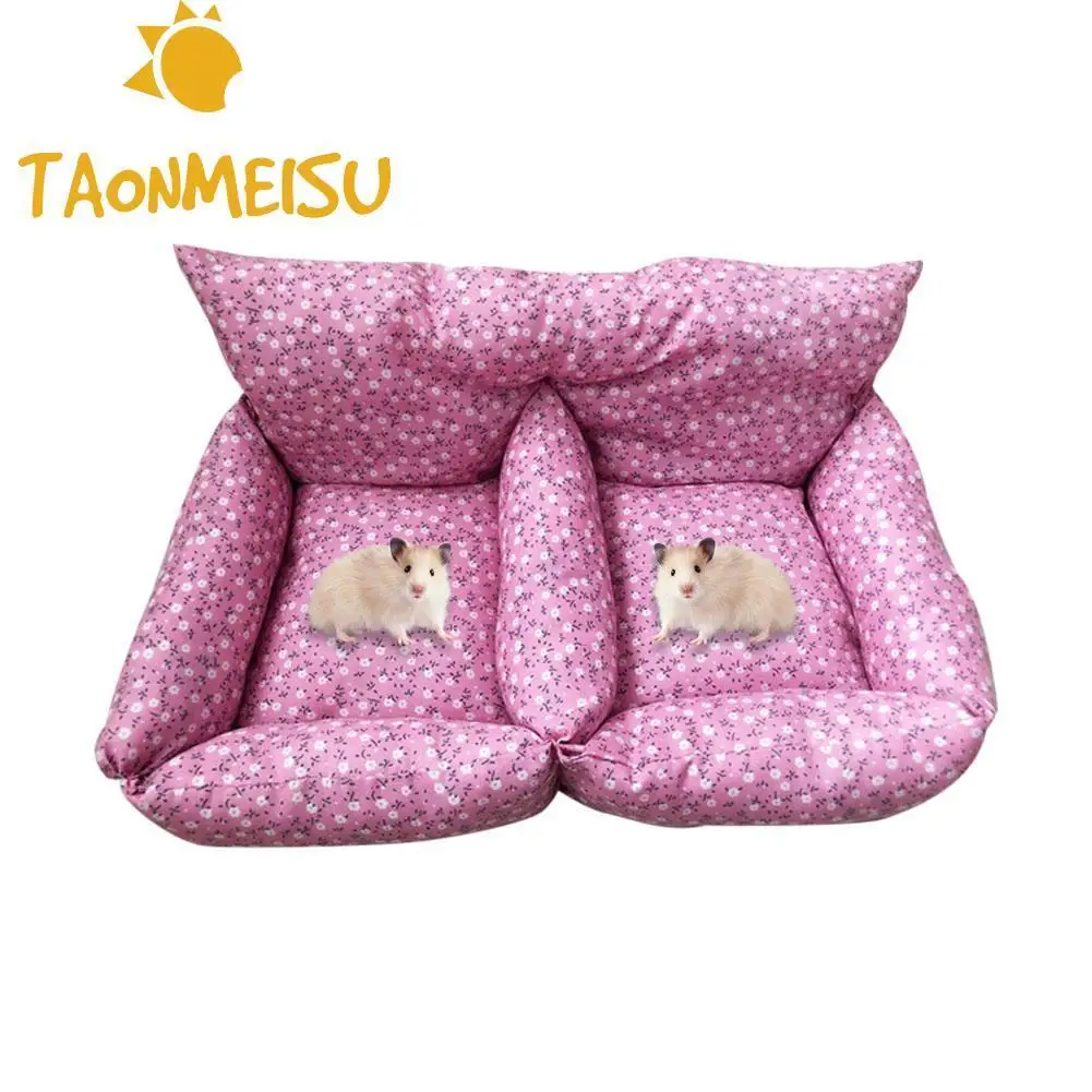 Waterproof Hamster Bed sofa Double Seater Sofa Bed Warm Cotton Nest