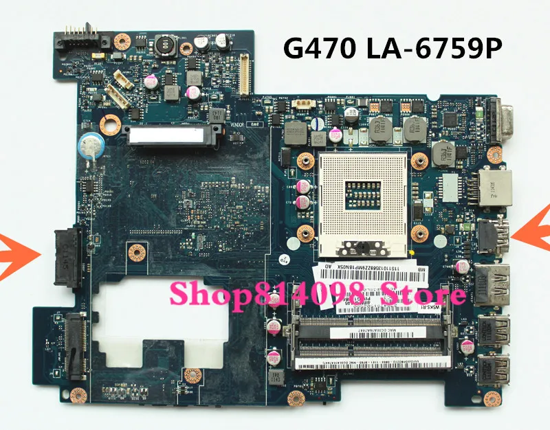 Материнская плата KEFU PIWG1 UB6 для ноутбука LenoVo G470 бесплатная доставка | Компьютеры и