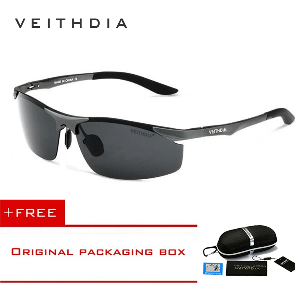 

VEITHDIA Brand design Aluminum Polarized Sunglasses Sports Men Sun Glasses Driving Glasses Goggle Eyewear Male Accessories shade