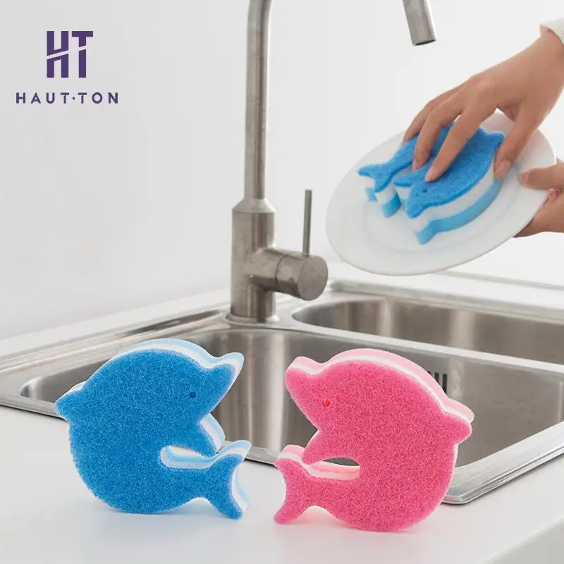 Buy Dolphin Sponge Clean Dishes In the Kitchen