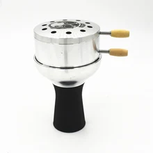 Череп печати головка кальяна табак чаша держатель для угля ручка Keloud Chicha наргиле Уголь Горелки воды курительная трубка