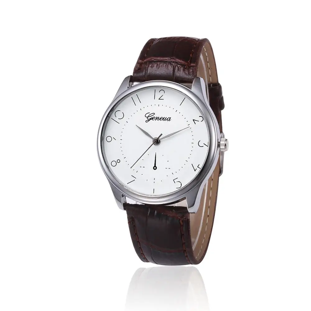 

Fashionable creative simple men's watch belt quartz student watch