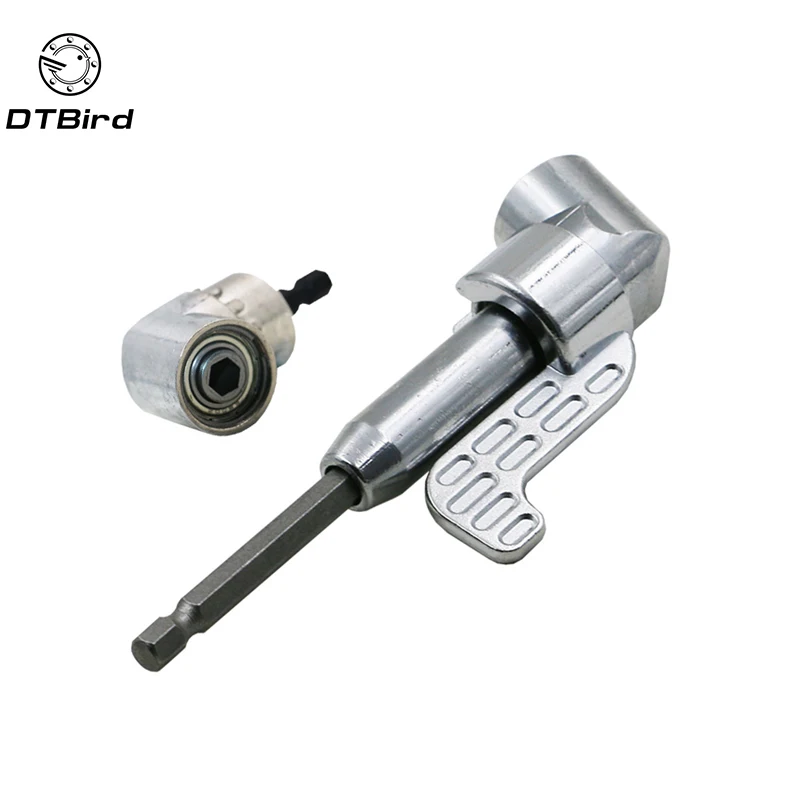 

105 Degree Angle Extension Screw Driver Socket Holder Adapter Adjustable Bits Nozzles for Screwdriver Bit Right Angle Head