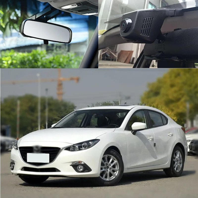 

For Mazda Axela APP control Car wifi DVR car Driving video recorder fHD 1080P G-sensor night vision car black box hidden type