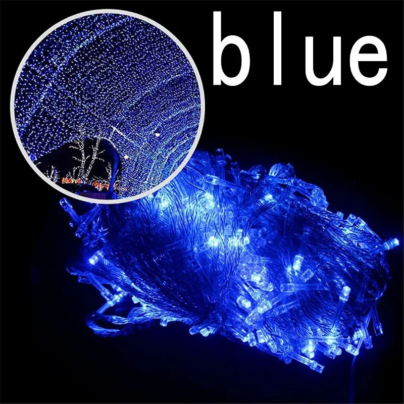 New 20M 200 LED Fairy String Lights Multi-color 220V Waterproof holiday led lighting Christmas/Wedding/Party Decoration Lights