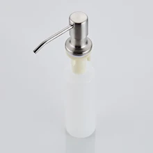 SRJ 1 шт. диспенсер для мыла 304 нержавеющая сталь бытовая ручная Раковина Диспенсер для мыла бытовой кухонный инструмент для хранения мыла