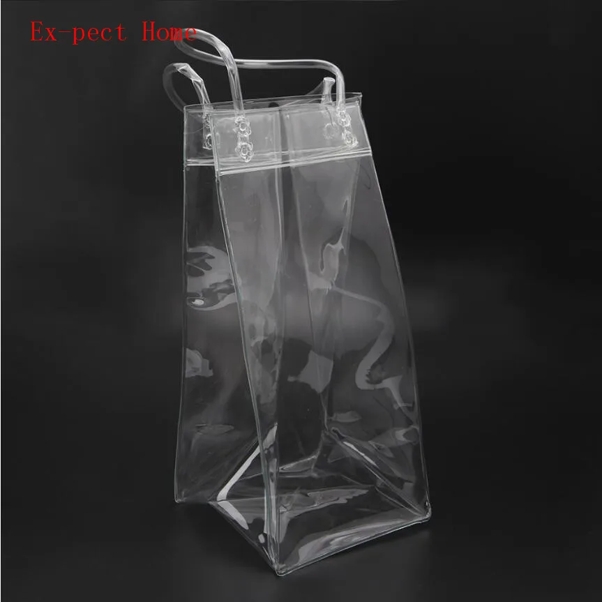 PVC 와인 맥주 샴페인 음료 냉각기 파우치, 와인 병 얼음주머니, 파티 , 200 개