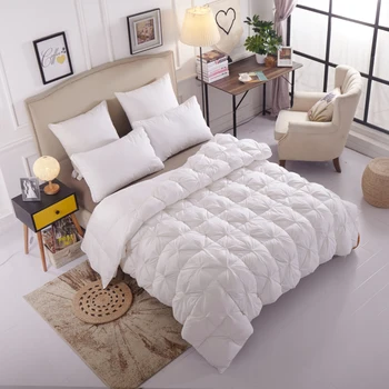 

goose down duvet thick Warm luxury Quilt Comforter Bedding Filler full queen size kids adult home decor soft warm white