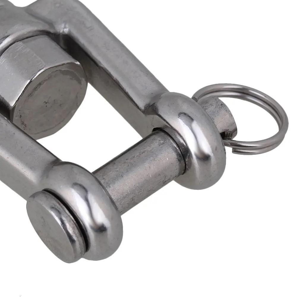 FFLSDR Silver 304 Stainless Steel American Type Trigger Clevis Swivel-Eye Lifting Snap Tone Hook 150KG Loading Capacity FFLSDR Silver 304 Stainless Steel American Type Trigger Clevis Swivel-Eye Lifting Snap Tone Hook 150KG Loading Capacity