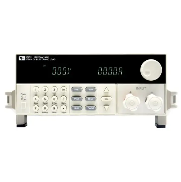 

ITECH IT8512B+ DC electronic load Programmable 500V/15A/300W IT8512B+ Measuring Speed for Voltage and Current Eliminates