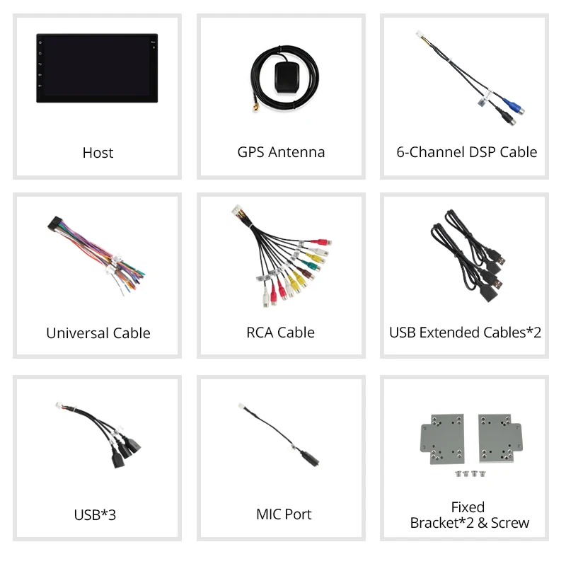 Ownice K3 2Din android 9 0 7 "hd навигатор для автомобиля Универсальный мультимедийный dvd