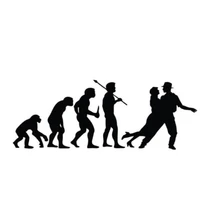 

Swing Dancing Evolution Decal Sticker Car Truck Window Creativity Car Accessories Motorcycle Helmet Car Styling Body Decals