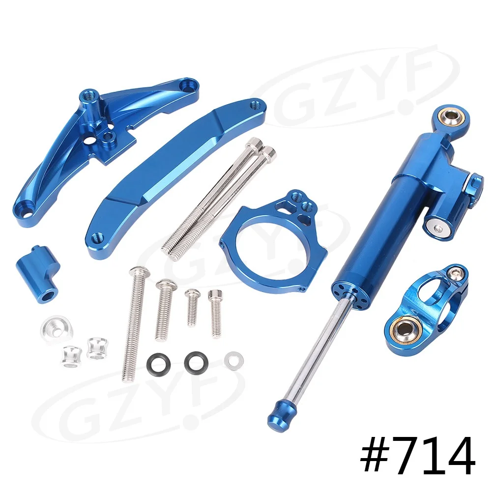 

CNC Steering Damper Stabilizer Safety Control w/ Mounting Bracket Kit For Yamaha FZ1 FAZER 2006-2015 Aluminum Alloy Anodized
