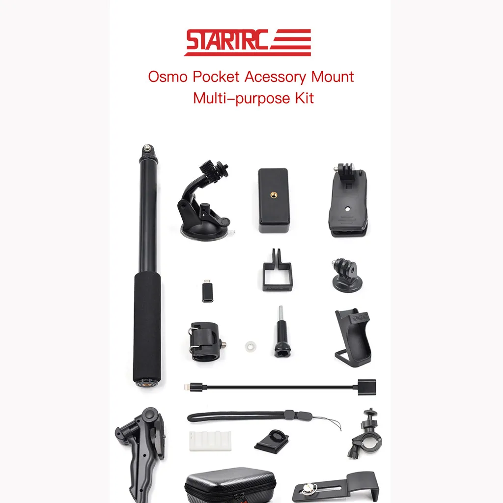 

Expansion Accessories Kit 21-In-1 Action Camera Mounts For DJI OSMO Pocket