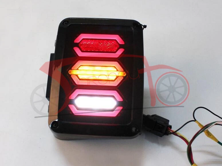 

Reverser Brake Turn Signal LED Rear Light Kit For Jeep wrangler JK US edition 2007~2016 Tail Light