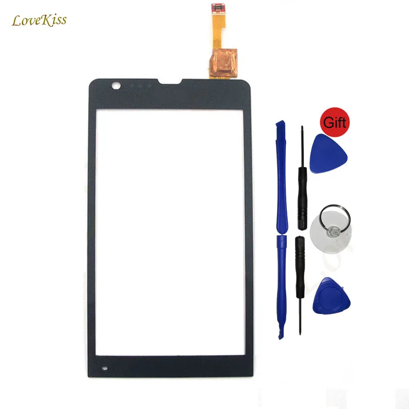 

TouchScreen Front Glass Sensor Digitizer Panel For Sony Xperia SP C5303 C5302 M35h HSPA LTE C5306 Touch Screen Replacement Tools