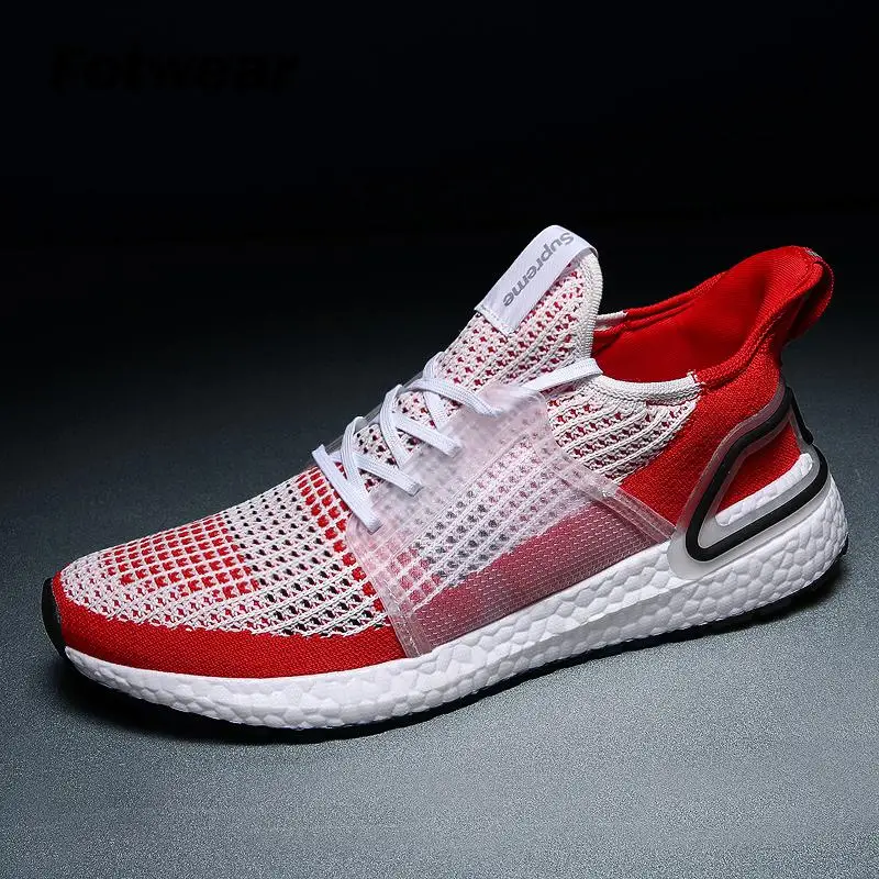 Men Casual Shoes Fashion Breathable Mesh Walking Shoes Lace Up Flat Shoes Plus size adult designer lightweight Men Sneakers