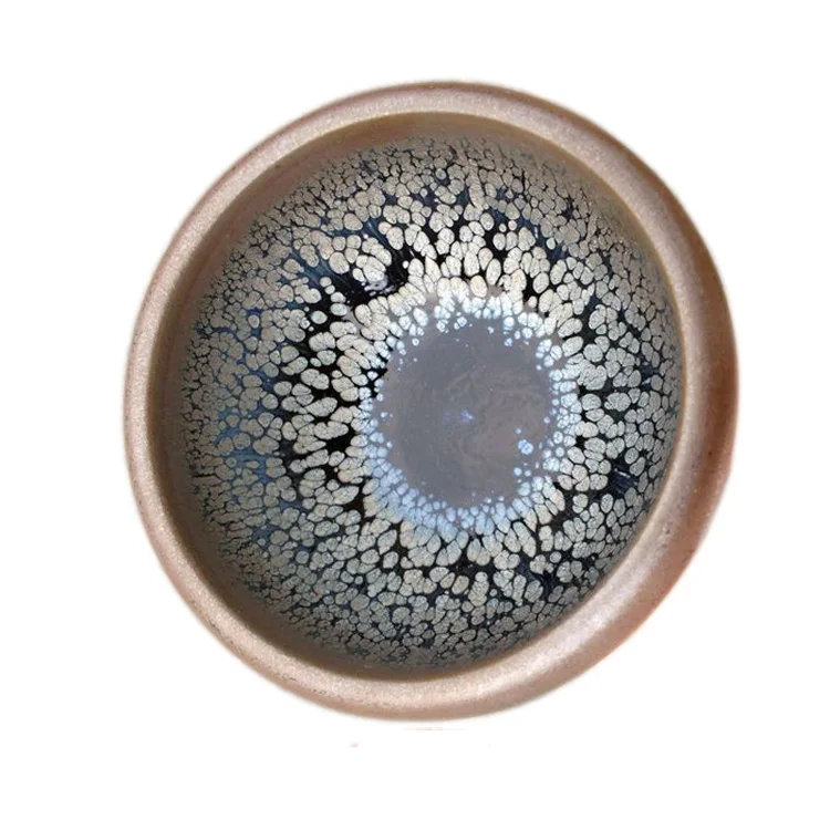 

Jianyang kiln Variable glaze Tea set pottery oil drop cups Yohen temmoku glaze Jian kiln porcelain bowl Tea Cup Ceramic teacup