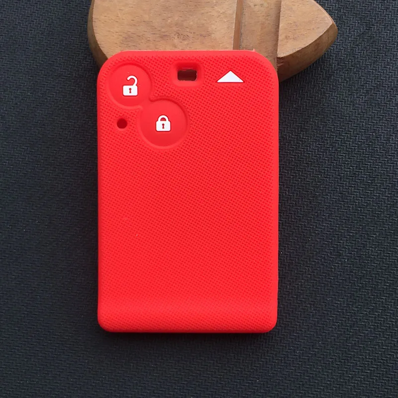 Чехол для автомобильного ключа ZAD силиконовый чехол Renault Espace 2001 2006 2 кнопки пульт