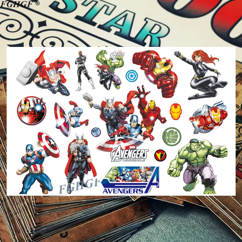 

Cartoon cute spiderpeople Child Temporary Body Art Flash Tattoo Sticker 17*10cm Waterproof painless tattoo Free shipping