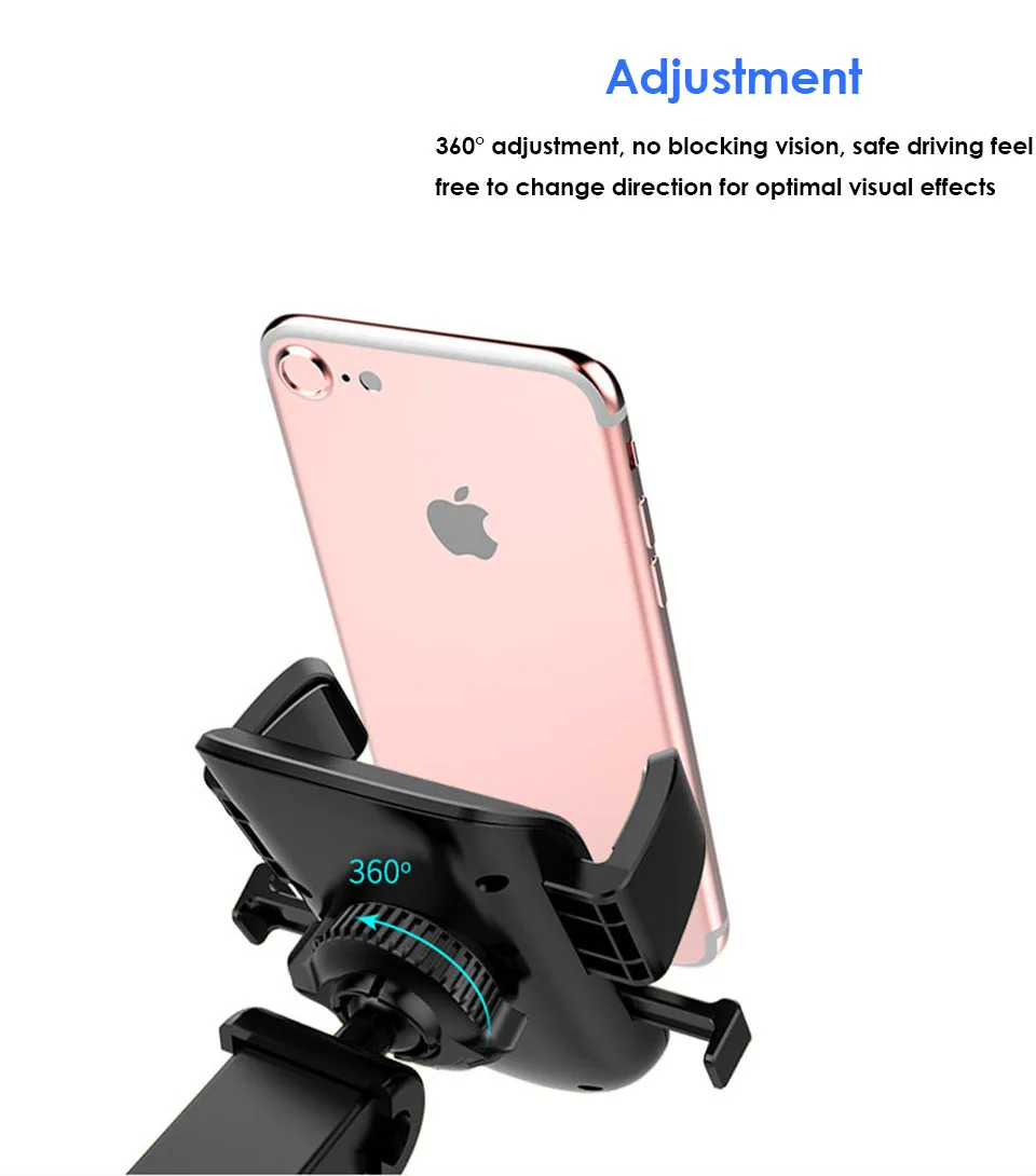 Arvin роскошный Автомобильный держатель для телефона для iPhone X, XR, 8 Plus, вращение на лобовое стекло, автомобильный держатель для телефона, подставка для samsung S9, S8 Plus, кронштейн