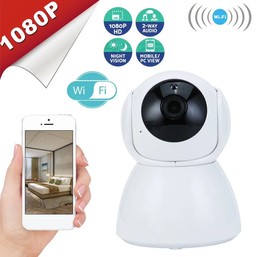 

Newest 2MP Wireless IP Camera Universal Night View Home Monitor WiFi Indoor Security Webcam VRT-Q9 Video Camcorder EU Plug