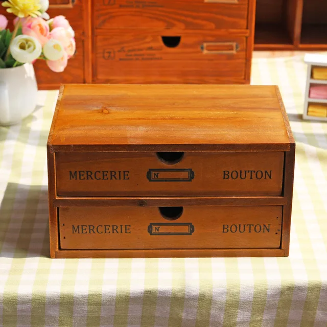 Z Retro Wooden Drawer Desktop Storage Box Jewelry Solid Wood Z Retro Wooden Drawer Desktop Storage Box Jewelry Solid Wood Creative Decoration Living Room Cabinet