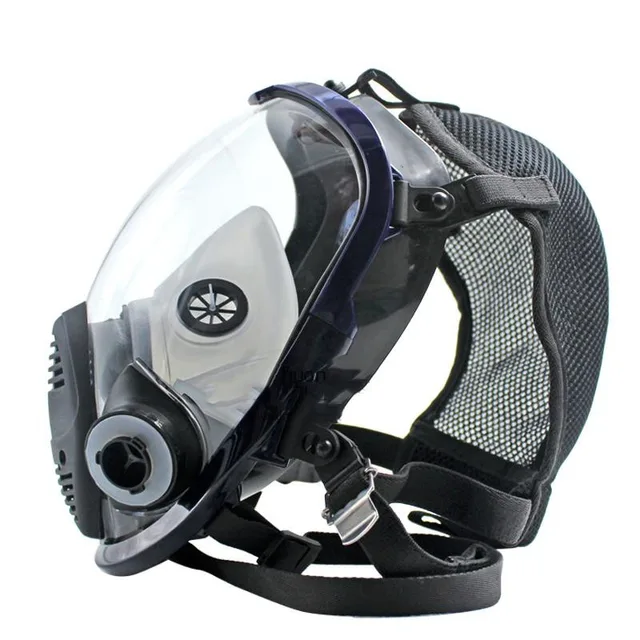 Full Face Gas Mask Large Field for Chemical Respirator Against