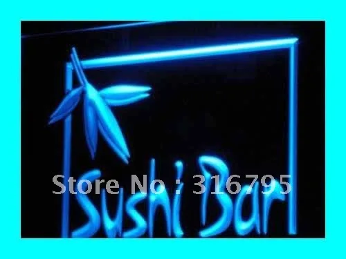 

i189 OPEN Sushi Bar Cafe Restaurant LED Neon Light Light Signss On/Off Switch 20+ Colors 5 Sizes