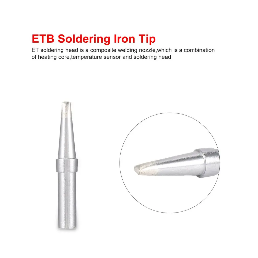 2 шт. ET паяльник советы ETB сварочные инструменты ETS паяльник для Weller WES50/WES51/WESD51 паяльная станция быстрого нагрева