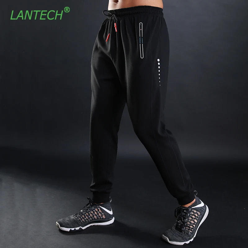 LANTECH Мужские штаны Jogger Фитнес упражнения длинные узкие эластичные брюки, кальсоны модные повседневные для мужчин